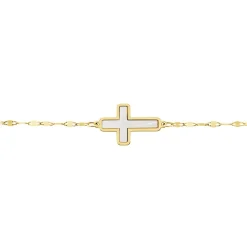 Histoire d'Or Bracelet Crescentius Or Jaune Nacre