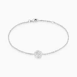 Bracelet Cyllene Argent Blanc Oxyde De Zirconium-Histoire d'Or New