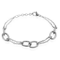 Histoire d'Or Bracelet Dalya Acier Blanc