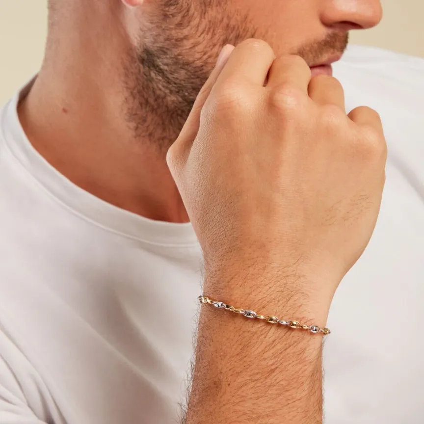 Bracelet Dami Or Bicolore-Histoire d'Or New