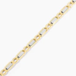 Histoire d'Or Bracelet Danae Plaquette Or Bicolore