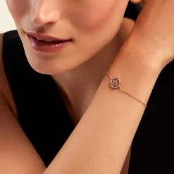 Histoire d'Or Bracelet Danya Plaqué Or Doré Oxyde De Zirconium