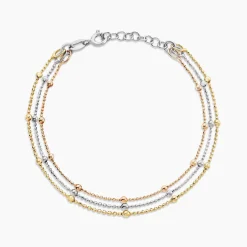 Histoire d'Or Bracelet Daralea Argent Tricolore