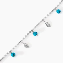Histoire d'Or Bracelet Darcie Argent Blanc Turquoise