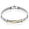 JOURDAN Bracelet Davilia Or Acier Bicolore