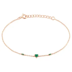 Bracelet Déclaration Argent Rose Oxyde De Zirconium-Histoire d'Or Discount