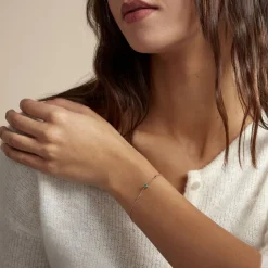 Bracelet Déclaration Argent Rose Oxyde De Zirconium-Histoire d'Or Discount