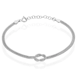 Histoire d'Or Bracelet Deauville Argent Blanc