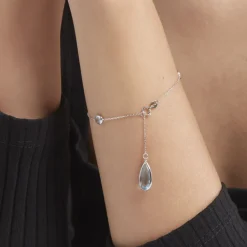 Bracelet Dennis Or Blanc Topaze-Histoire d'Or Sale