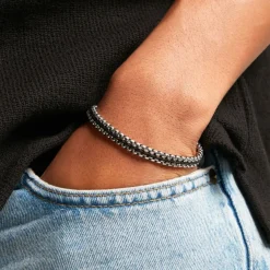 Bracelet Dilhan Acier Blanc-Histoire d'Or New