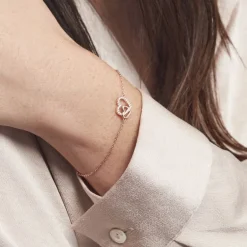 Bracelet Donatiane Argent Rose Oxyde De Zirconium-Histoire d'Or Clearance