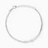 Histoire d'Or Bracelet Donya Argent Blanc Oxyde De Zirconium