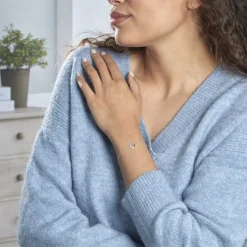 Histoire d'Or Bracelet Dorthea Argent Blanc Oxyde De Zirconium