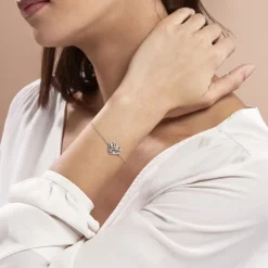 Bracelet Douglas Argent Blanc Oxyde De Zirconium-Histoire d'Or Clearance