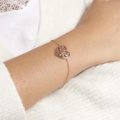 Bracelet Douglas Argent Rose Oxyde De Zirconium-Histoire d'Or Discount