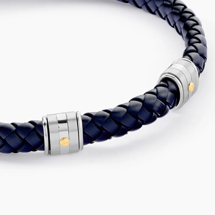 JOURDAN Bracelet Echati Or Acier Bicolore