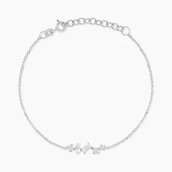 Histoire d'Or Bracelet Eclat d'Aurore Argent Blanc Oxyde De Zirconium