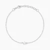 Histoire d'Or Bracelet Eclat d'Aurore Argent Blanc Oxyde De Zirconium