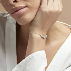 Histoire d'Or Bracelet Edyta Argent Blanc Oxyde De Zirconium