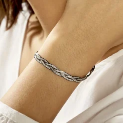 Histoire d'Or Bracelet Elae Argent Bicolore