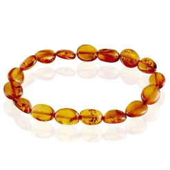 Histoire d'Or Bracelet Elastiqué Mirganez Ambre