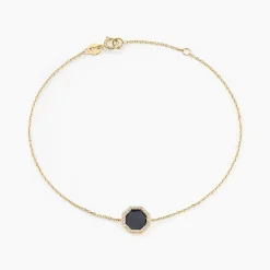 Histoire d'Or Bracelet Enos Or Jaune Oxyde De Zirconium