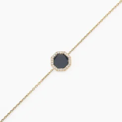 Histoire d'Or Bracelet Enos Or Jaune Oxyde De Zirconium