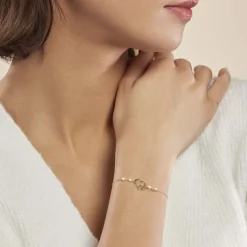 Bracelet Eri Or Jaune Perle De Culture-Histoire d'Or Hot
