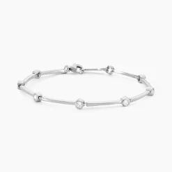 Histoire d'Or Bracelet Eshan Argent Blanc Oxyde De Zirconium