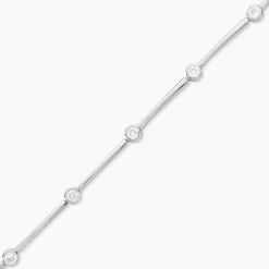 Histoire d'Or Bracelet Eshan Argent Blanc Oxyde De Zirconium