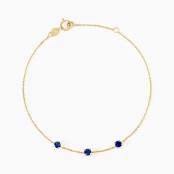 Bracelet Esmerald Rendez-Vous Or Jaune Saphir-Histoire d'Or