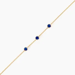 Bracelet Esmerald Rendez-Vous Or Jaune Saphir-Histoire d'Or