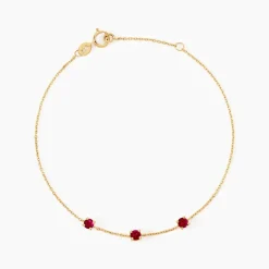 Histoire d'Or Bracelet Esmerald Rendez-Vous Or Jaune Rubis