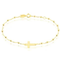 Bracelet Evelina Maille Boule Or Jaune-Histoire d'Or Discount