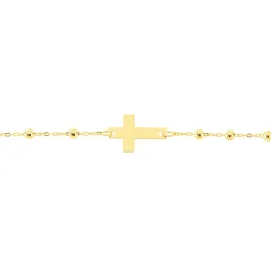 Bracelet Evelina Maille Boule Or Jaune-Histoire d'Or Discount