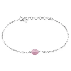 Bracelet Evren Argent Blanc Quartz Rose-Histoire d'Or Best