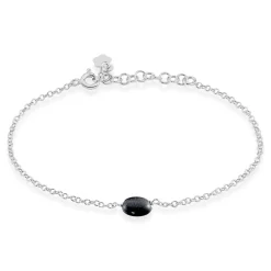 Bracelet Evren Argent Blanc Pierre De Synthese-Histoire d'Or