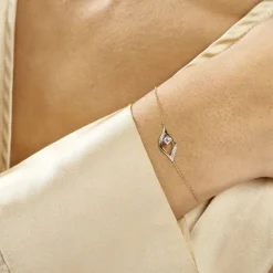 Bracelet Eye Or Jaune Oxyde De Zirconium-Histoire d'Or Online