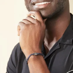 Histoire d'Or Bracelet Fabrice Acier Blanc