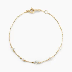 Bracelet Falling Star Or Jaune Oxyde De Zirconium-Histoire d'Or Hot