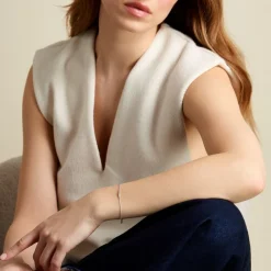 Bracelet Feath Argent Blanc Oxyde De Zirconium-Histoire d'Or Best