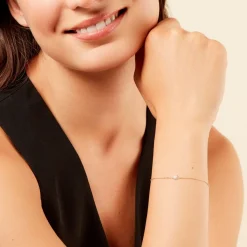 Bracelet Fenton Or Jaune Oxyde De Zirconium-Histoire d'Or New