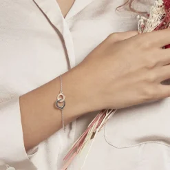 Histoire d'Or Bracelet Fethi Argent Bicolore