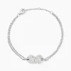 Histoire d'Or Bracelet Fily Argent Blanc Oxyde De Zirconium