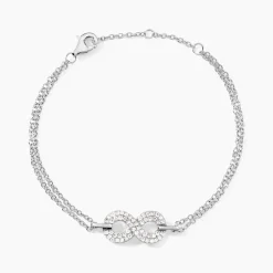 Histoire d'Or Bracelet Fily Argent Blanc Oxyde De Zirconium