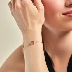 Bracelet Florica Or Jaune Calcédoine-Histoire d'Or New