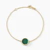 Histoire d'Or Bracelet Florica Or Jaune Malachite