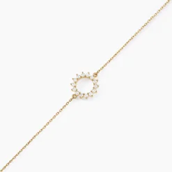 Histoire d'Or Bracelet Flurry Or Jaune Oxyde De Zirconium