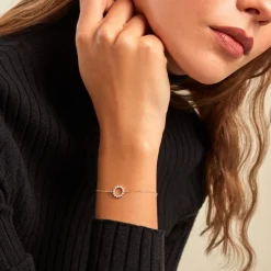 Histoire d'Or Bracelet Flurry Or Jaune Oxyde De Zirconium