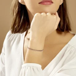 Histoire d'Or Bracelet Gabriela Argent Tricolore